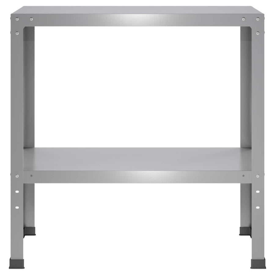 Planttafel 60 x 40 x 80 cm Gegalvaniseerd staal zilver