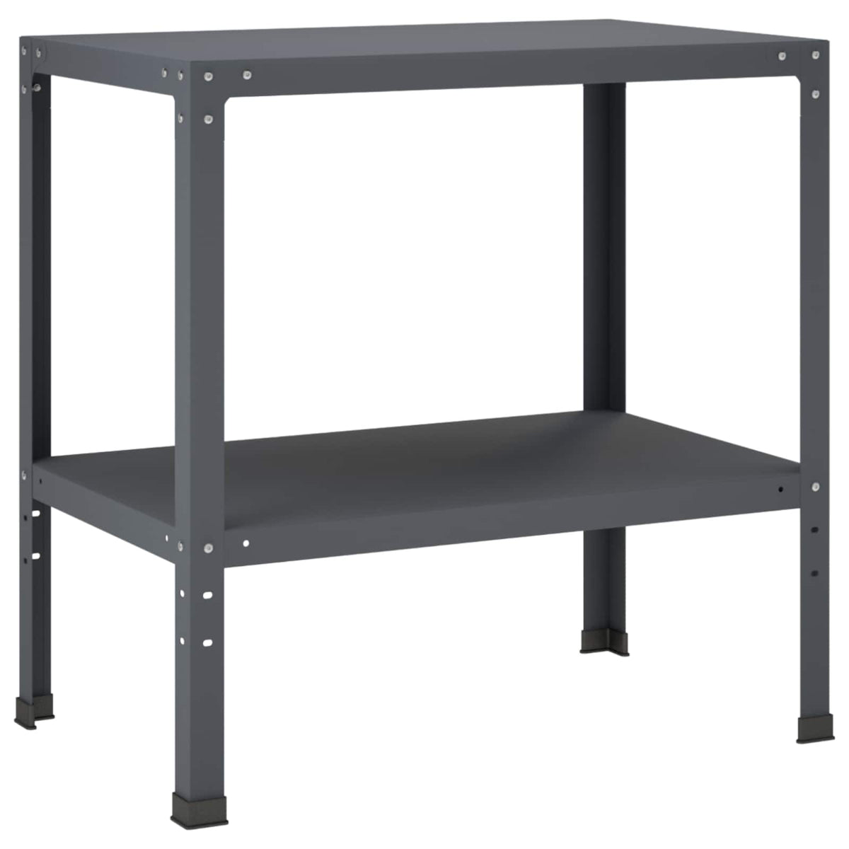 Planttafel 100 x 50 x 80 cm Gepoedercoat staal Antraciet