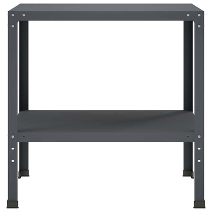 Planttafel 100 x 50 x 80 cm Gepoedercoat staal Antraciet