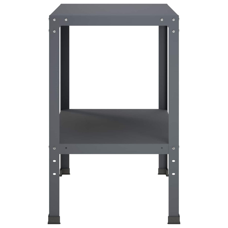 Planttafel 100 x 50 x 80 cm Gepoedercoat staal Antraciet
