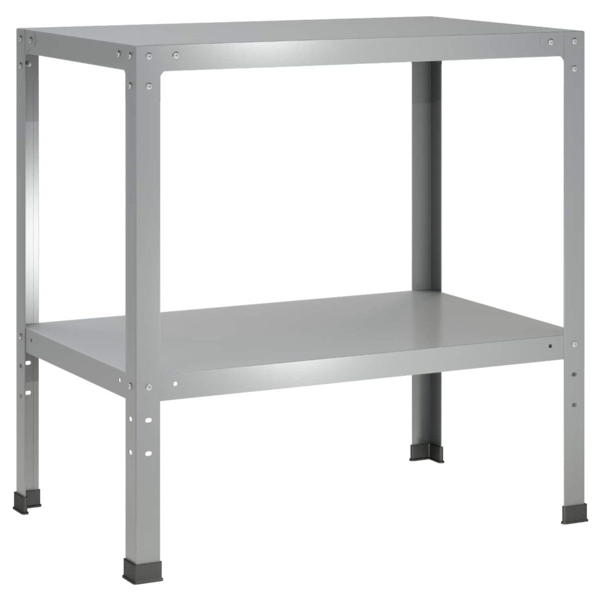 Planttafel 100 x 50 x 80 cm Gegalvaniseerd staal zilver