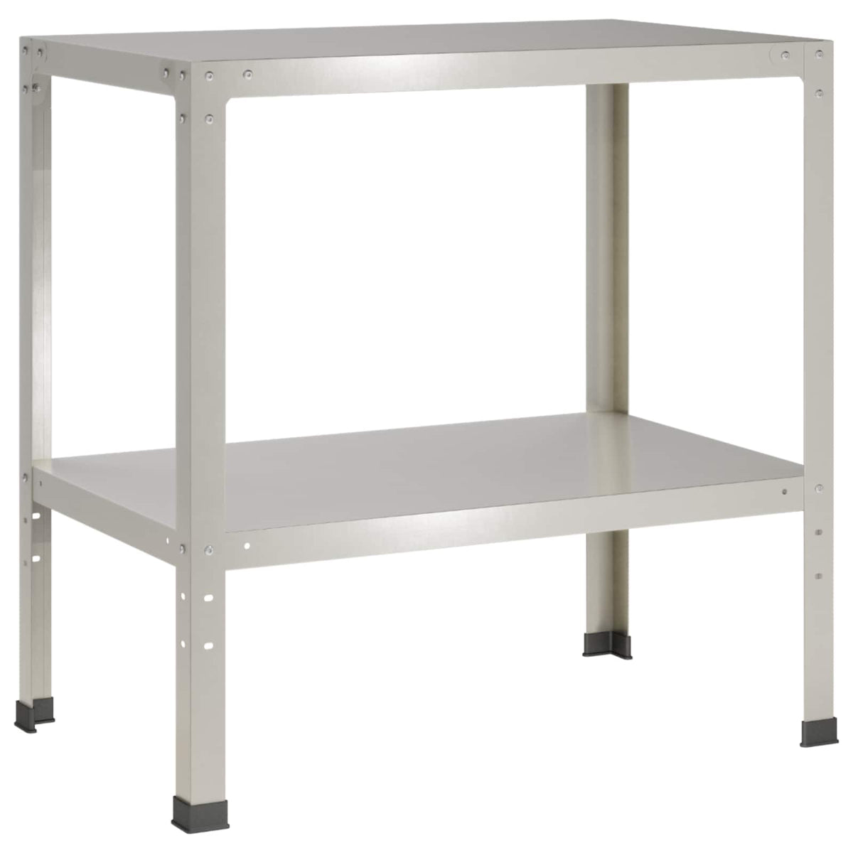 Planttafel 80 x 50 x 80 cm Roestvrij staal zilver