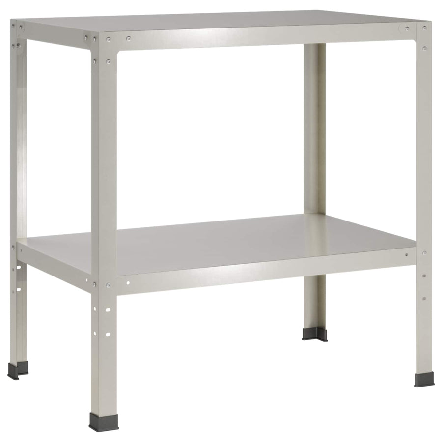 Planttafel 80 x 50 x 80 cm Roestvrij staal zilver