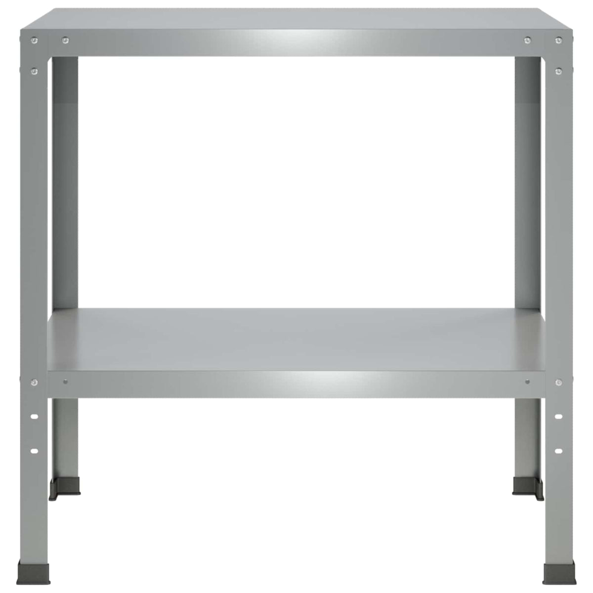 Planttafel 80 x 50 x 80 cm Gegalvaniseerd staal zilver