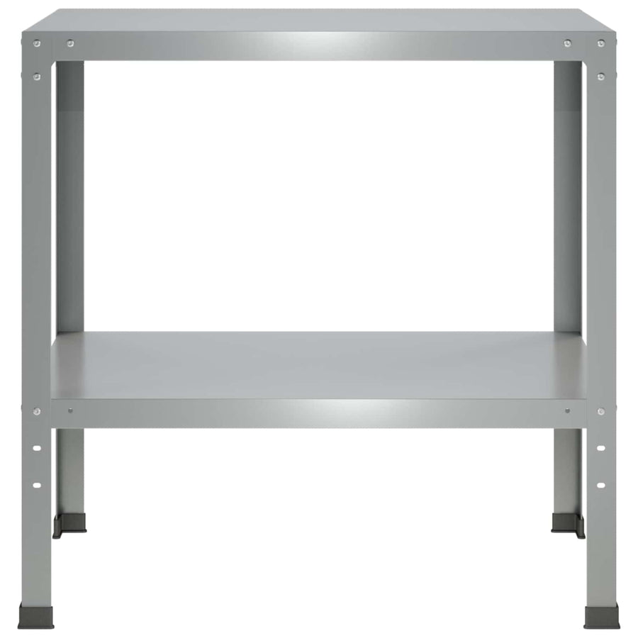 Planttafel 80 x 50 x 80 cm Gegalvaniseerd staal zilver