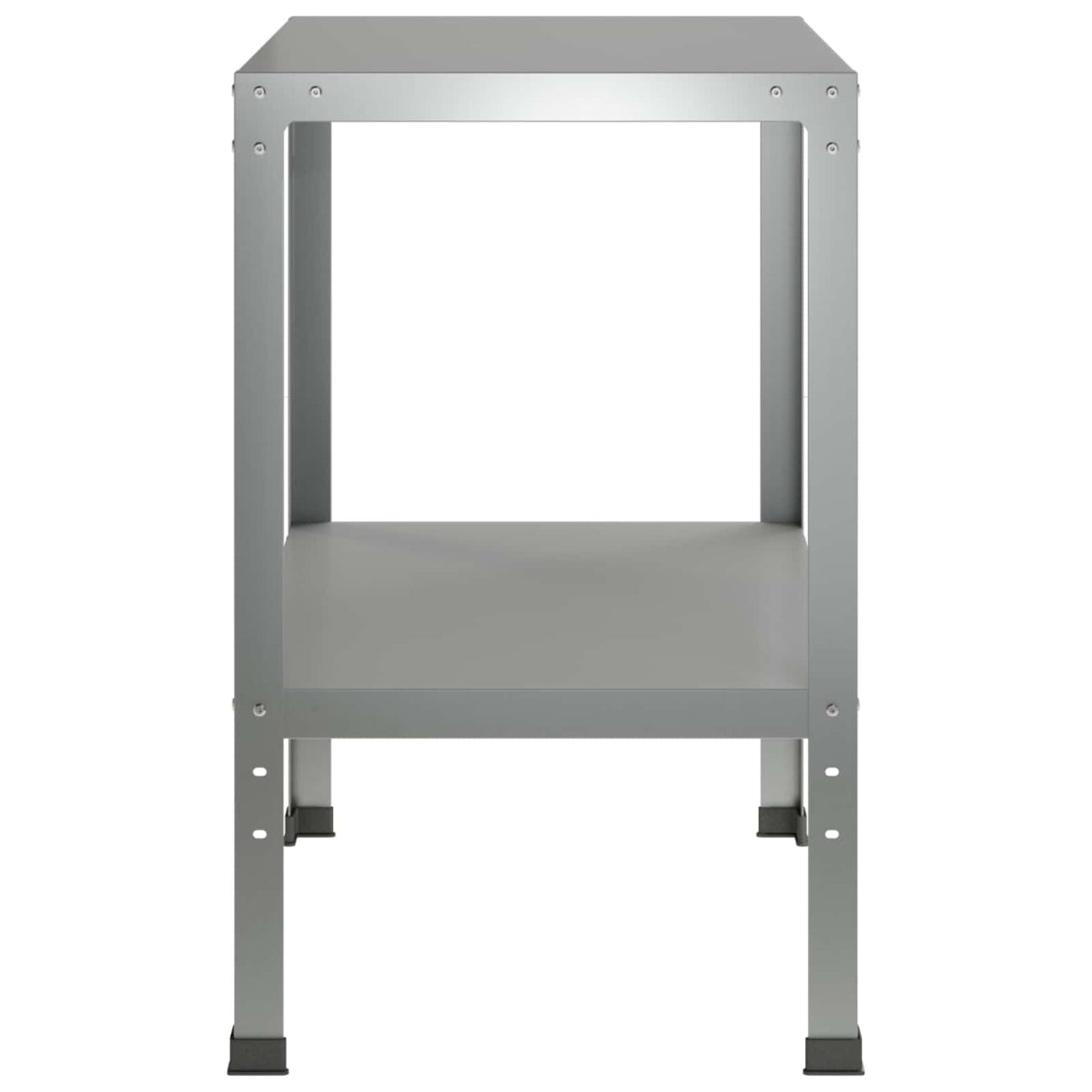 Planttafel 80 x 50 x 80 cm Gegalvaniseerd staal zilver
