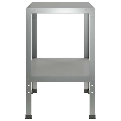 Planttafel 80 x 50 x 80 cm Gegalvaniseerd staal zilver