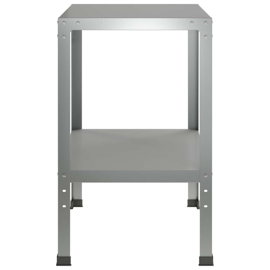 Planttafel 80 x 50 x 80 cm Gegalvaniseerd staal zilver
