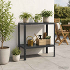 Planttafel 60x50x80 cm zwart gepoedercoat staal