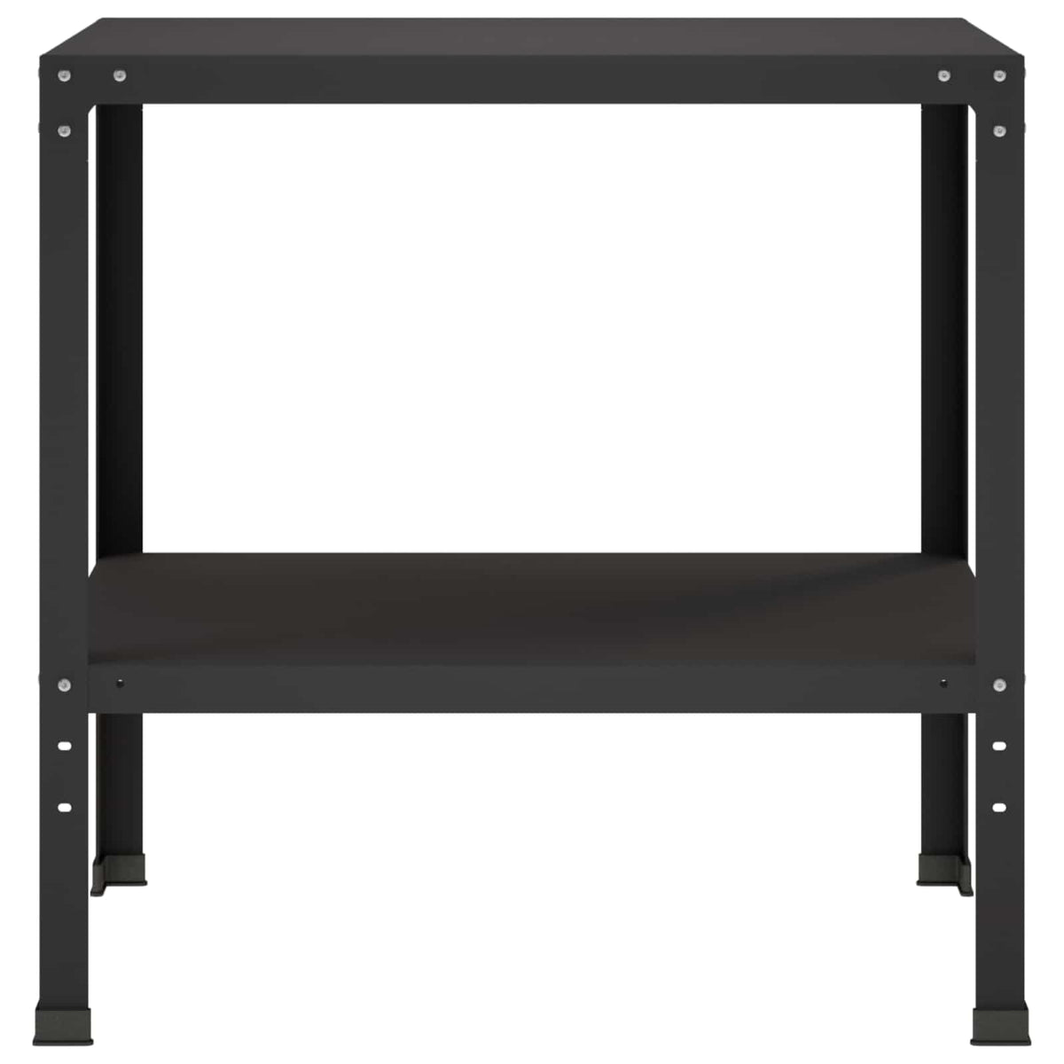 Planttafel 60 x 50 x 80 cm Gepoedercoat staal Zwart