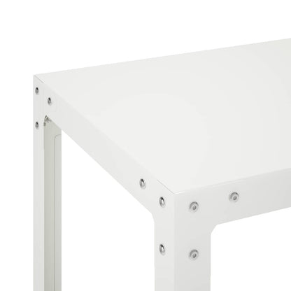Planttafel 60 x 50 x 80 cm Gepoedercoat staal Wit