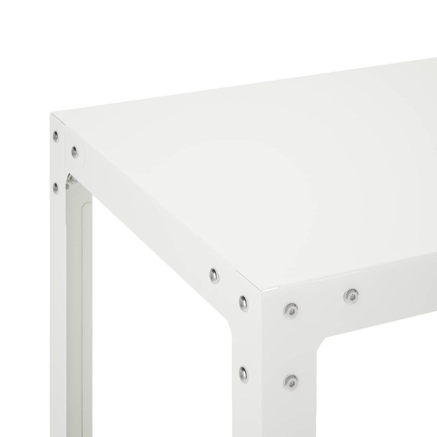 Planttafel 60 x 50 x 80 cm Gepoedercoat staal Wit