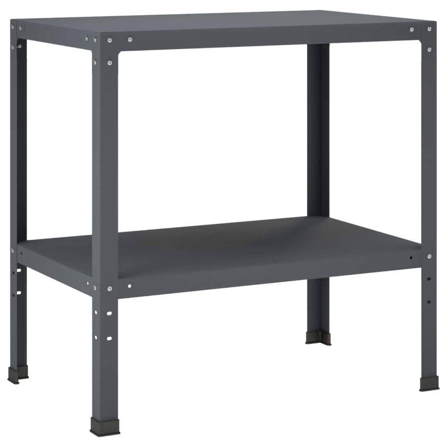 Planttafel 60 x 50 x 80 cm Gepoedercoat staal Antraciet
