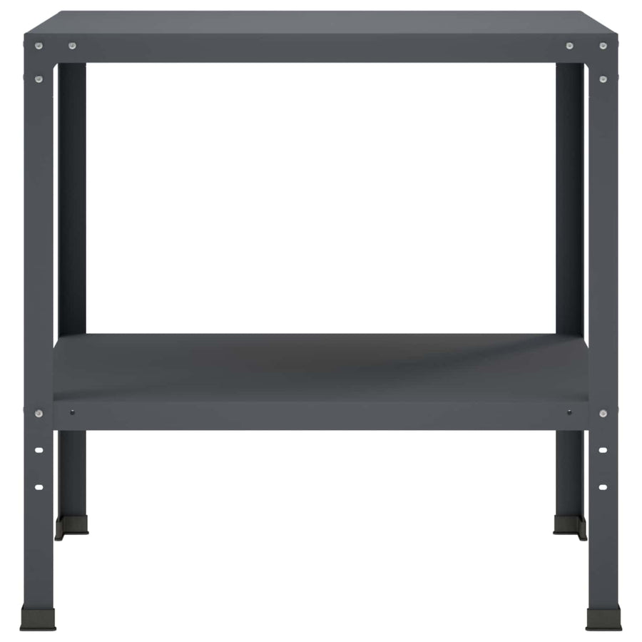 Planttafel 60 x 50 x 80 cm Gepoedercoat staal Antraciet