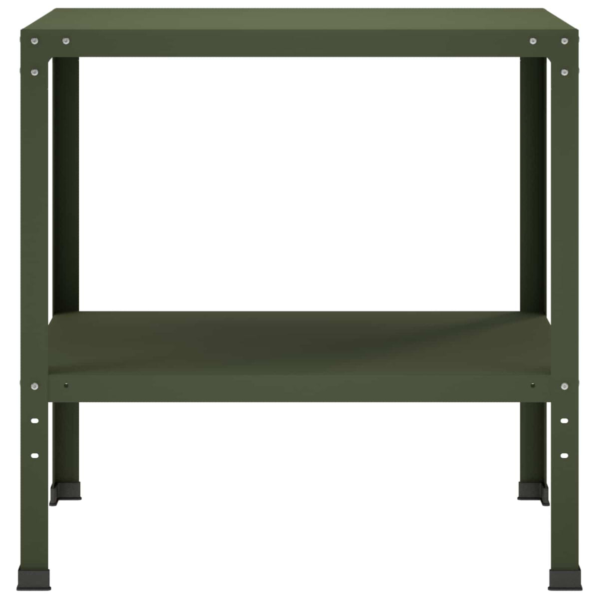Planttafel 60 x 50 x 80 cm Gepoedercoat staal Olijfgroen