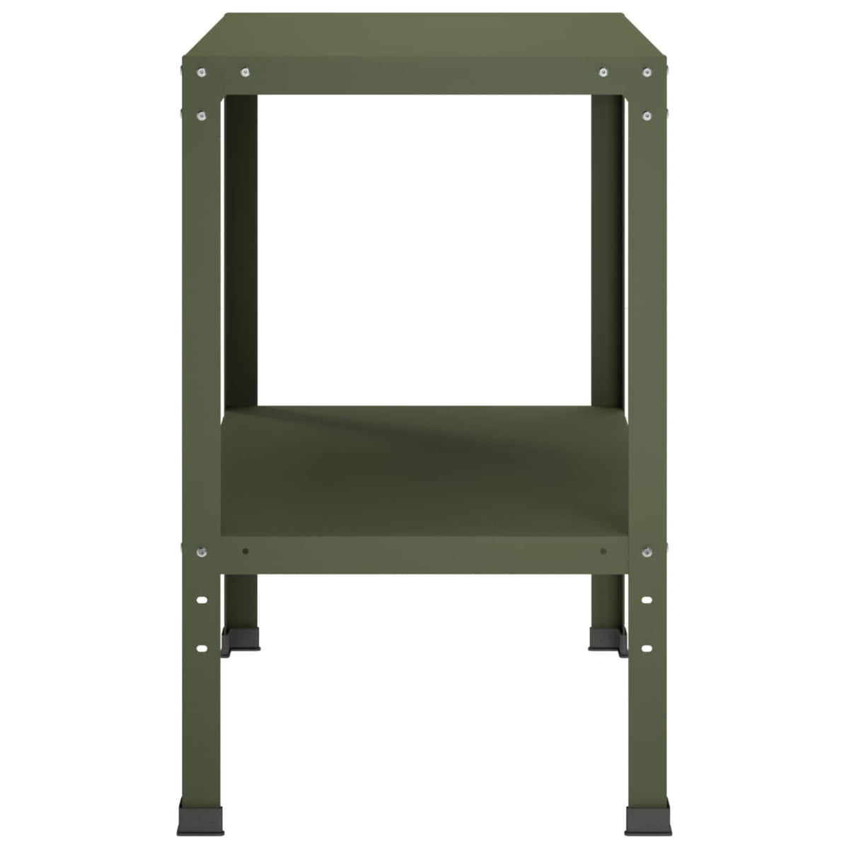 Planttafel 60 x 50 x 80 cm Gepoedercoat staal Olijfgroen