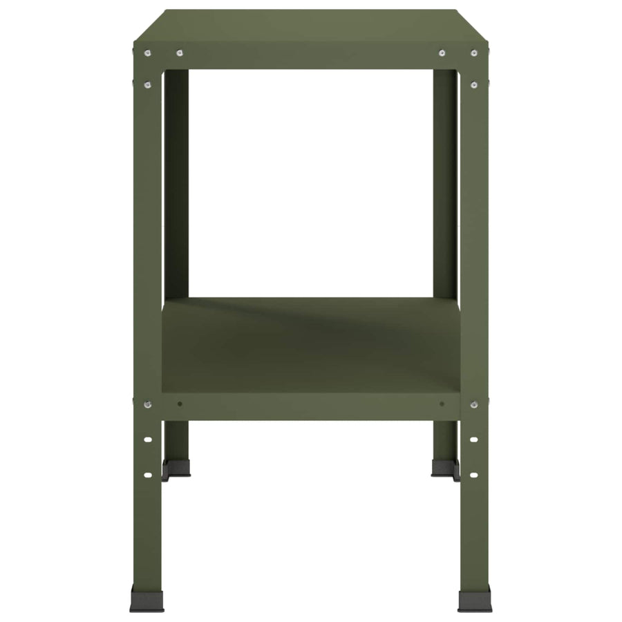 Planttafel 60 x 50 x 80 cm Gepoedercoat staal Olijfgroen