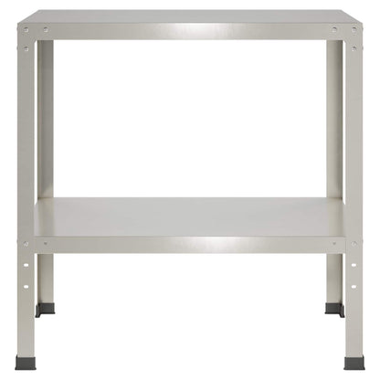 Planttafel 60 x 50 x 80 cm Roestvrij staal zilver