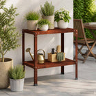 Planttafel 60x50x80 cm staal roestkleur