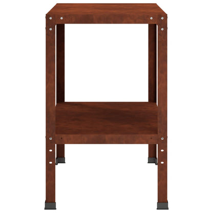 Planttafel 60 x 50 x 80 cm weervast staal Roestkleurig
