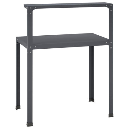 Planttafel 100 x 50 x 104 cm Gepoedercoat staal Antraciet