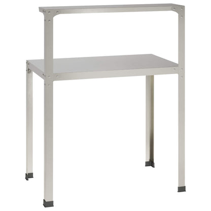 Planttafel 100 x 50 x 104 cm Roestvrij staal zilver