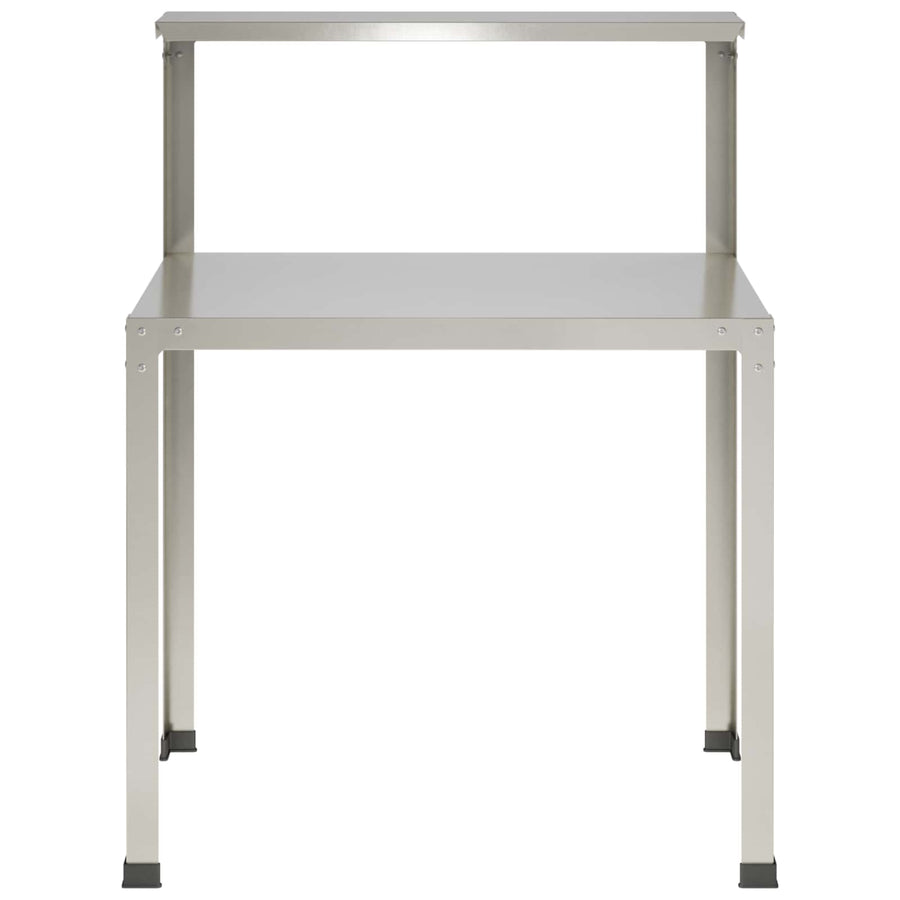 Planttafel 100 x 50 x 104 cm Roestvrij staal zilver
