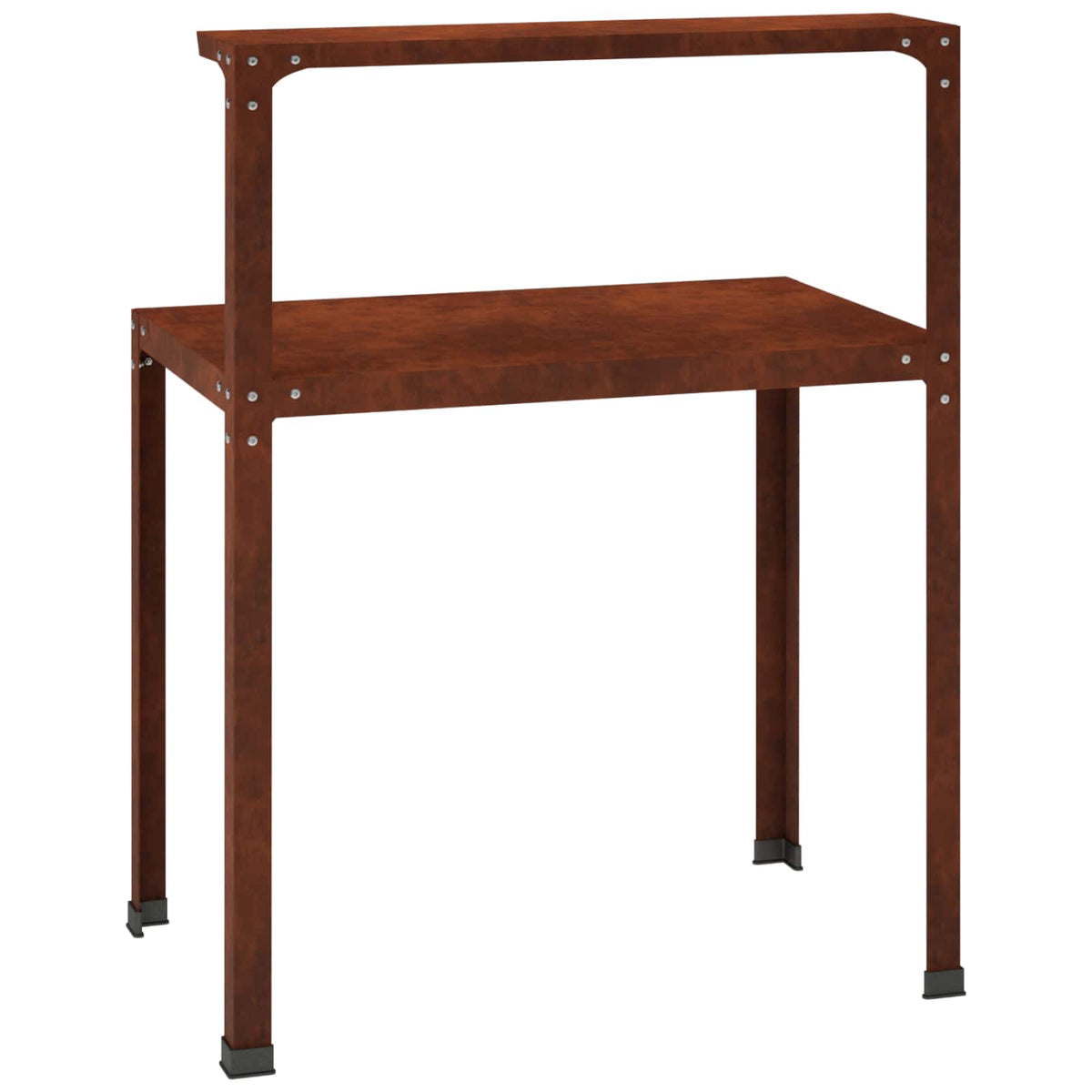 Planttafel 100 x 50 x 104 cm weervast staal Roestkleurig