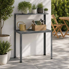Planttafel 80x50x104 cm staal antraciet