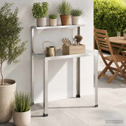 Planttafel 80x50x104 cm roestvrij staal