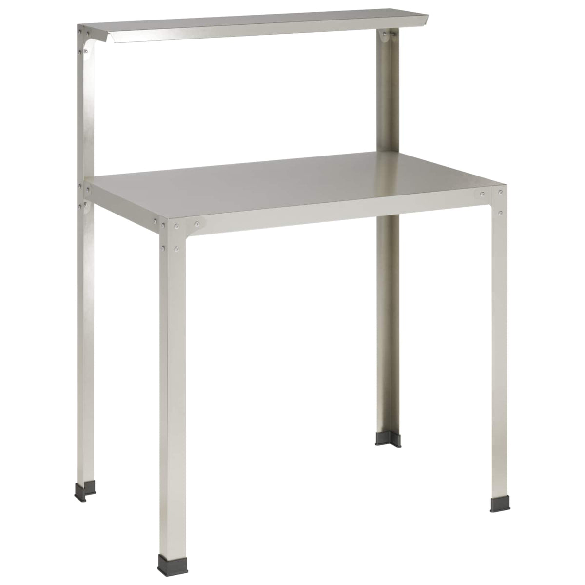 Planttafel 80 x 50 x 104 cm Roestvrij staal zilver