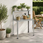 Planttafel 80x50x104 cm gegalvaniseerd staal