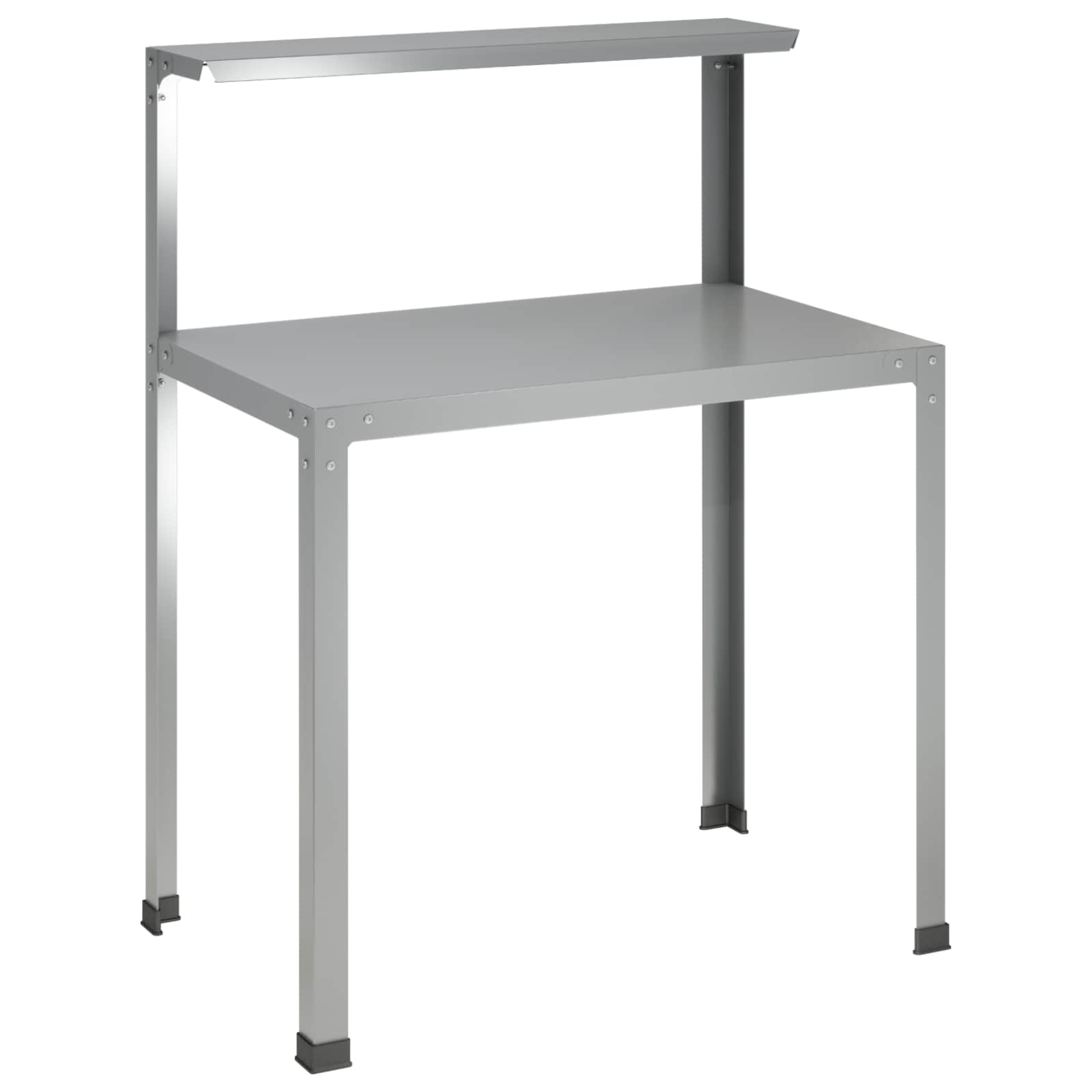 Planttafel 80 x 50 x 104 cm Gegalvaniseerd staal zilver