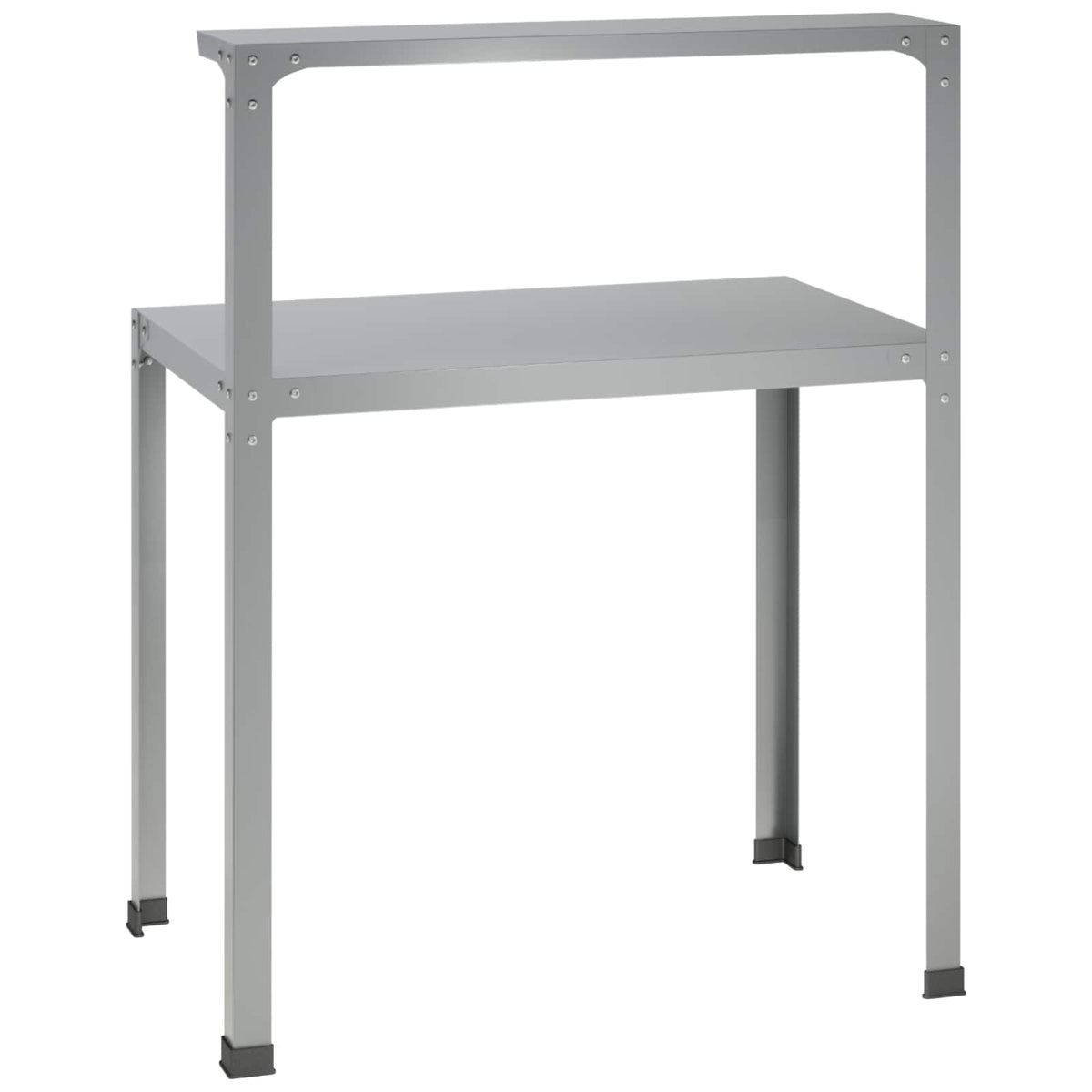 Planttafel 80 x 50 x 104 cm Gegalvaniseerd staal zilver