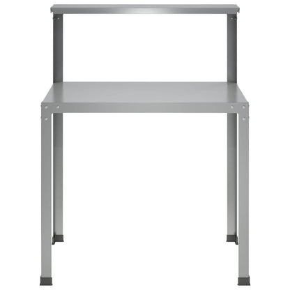 Planttafel 80 x 50 x 104 cm Gegalvaniseerd staal zilver
