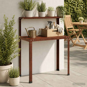 Planttafel 80x50x104 cm weervast staal roestkleurig