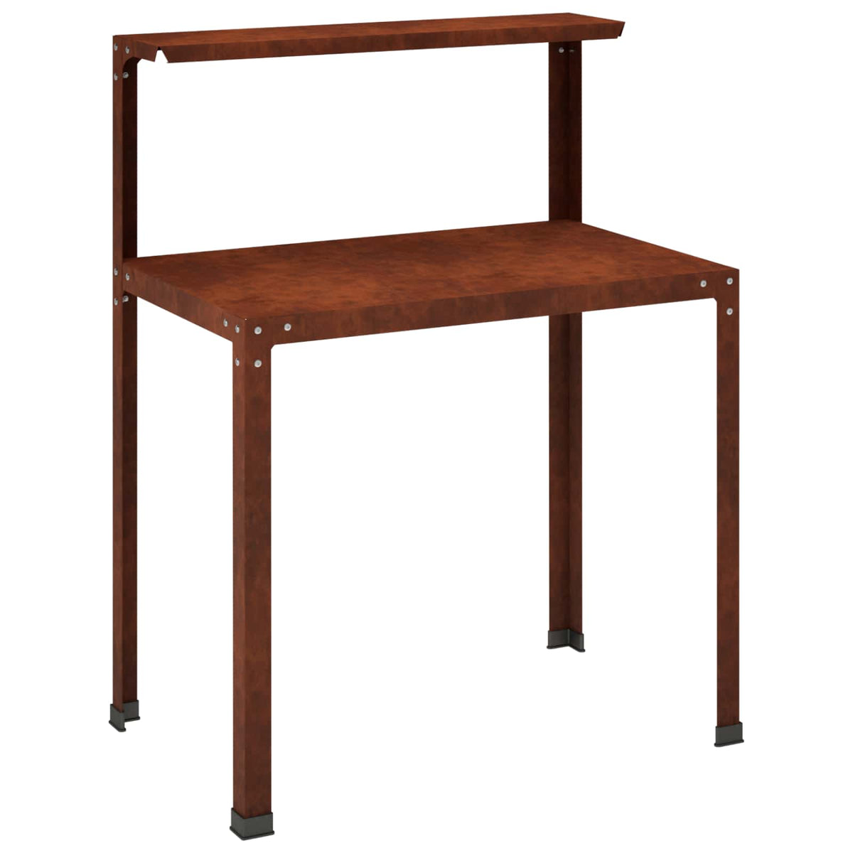 Planttafel 80 x 50 x 104 cm weervast staal Roestkleurig