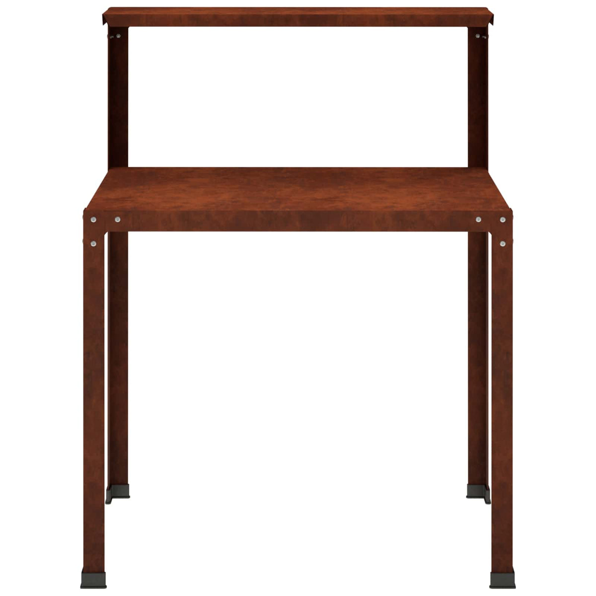 Planttafel 80 x 50 x 104 cm weervast staal Roestkleurig