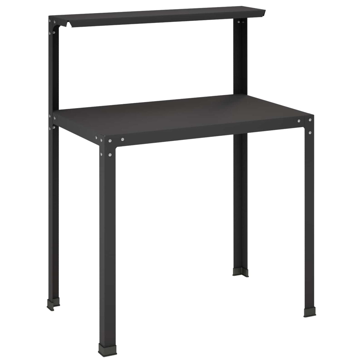 Planttafel 60 x 50 x 104 cm Gepoedercoat staal Zwart