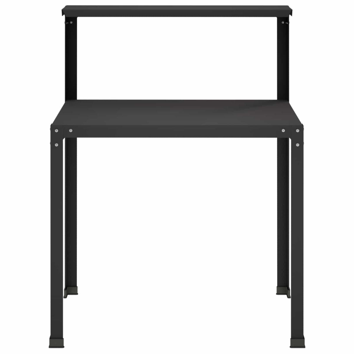 Planttafel 60 x 50 x 104 cm Gepoedercoat staal Zwart