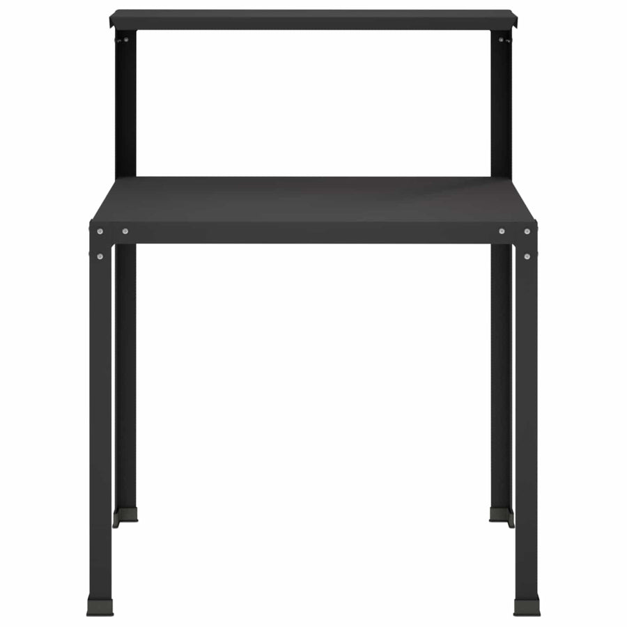 Planttafel 60 x 50 x 104 cm Gepoedercoat staal Zwart