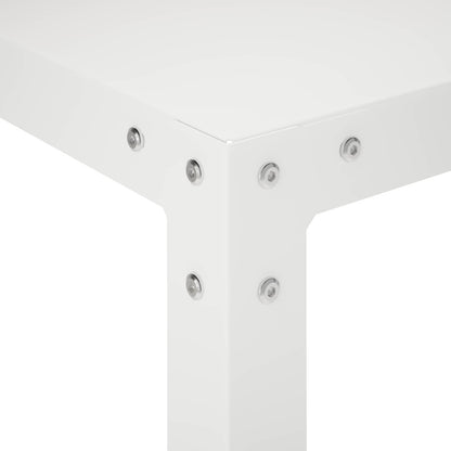 Planttafel 60 x 50 x 104 cm Gepoedercoat staal Wit