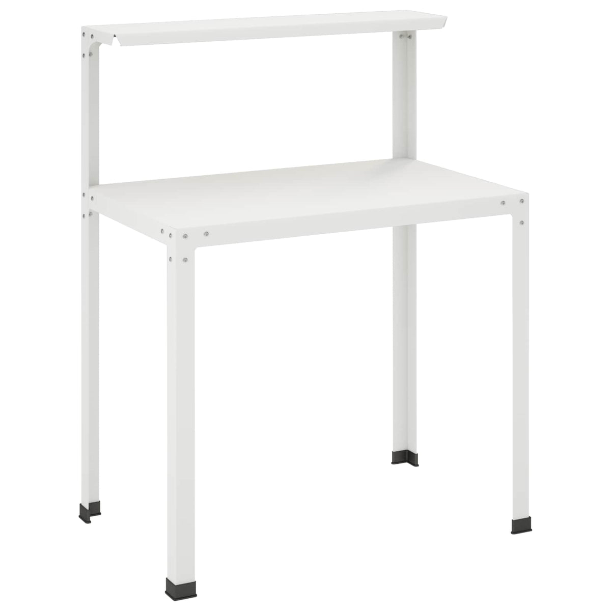 Planttafel 60 x 50 x 104 cm Gepoedercoat staal Wit