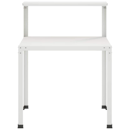 Planttafel 60 x 50 x 104 cm Gepoedercoat staal Wit