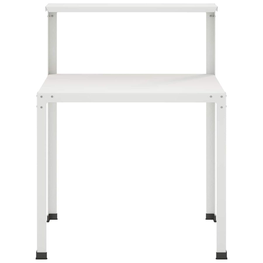 Planttafel 60 x 50 x 104 cm Gepoedercoat staal Wit