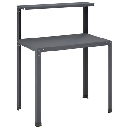 Planttafel 60 x 50 x 104 cm Gepoedercoat staal Antraciet