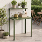 Planttafel 60x50x104 cm gepoedercoat staal olijfgroen