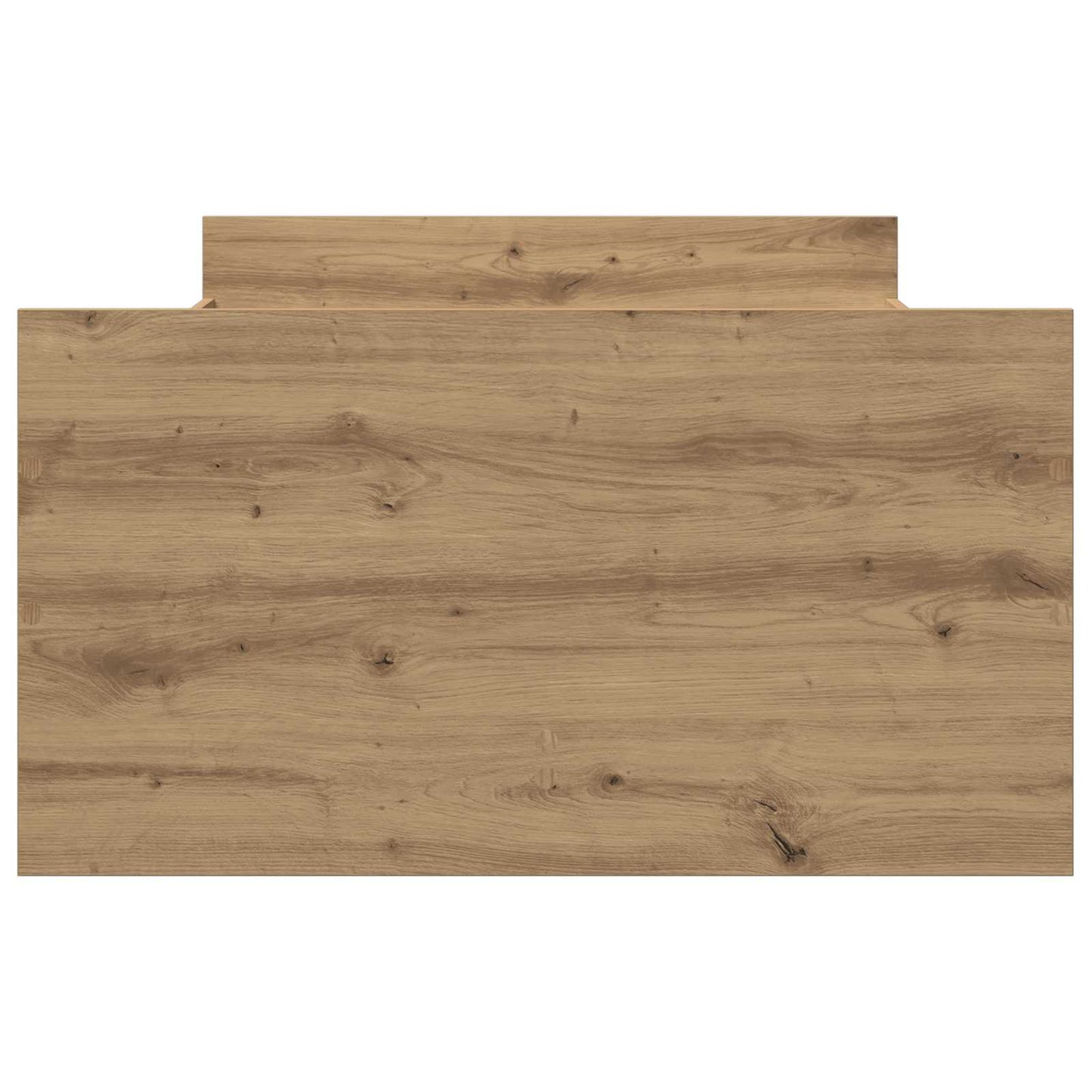 Bedframe Artisanaal eiken 100 x 200 cm Bewerkt hout