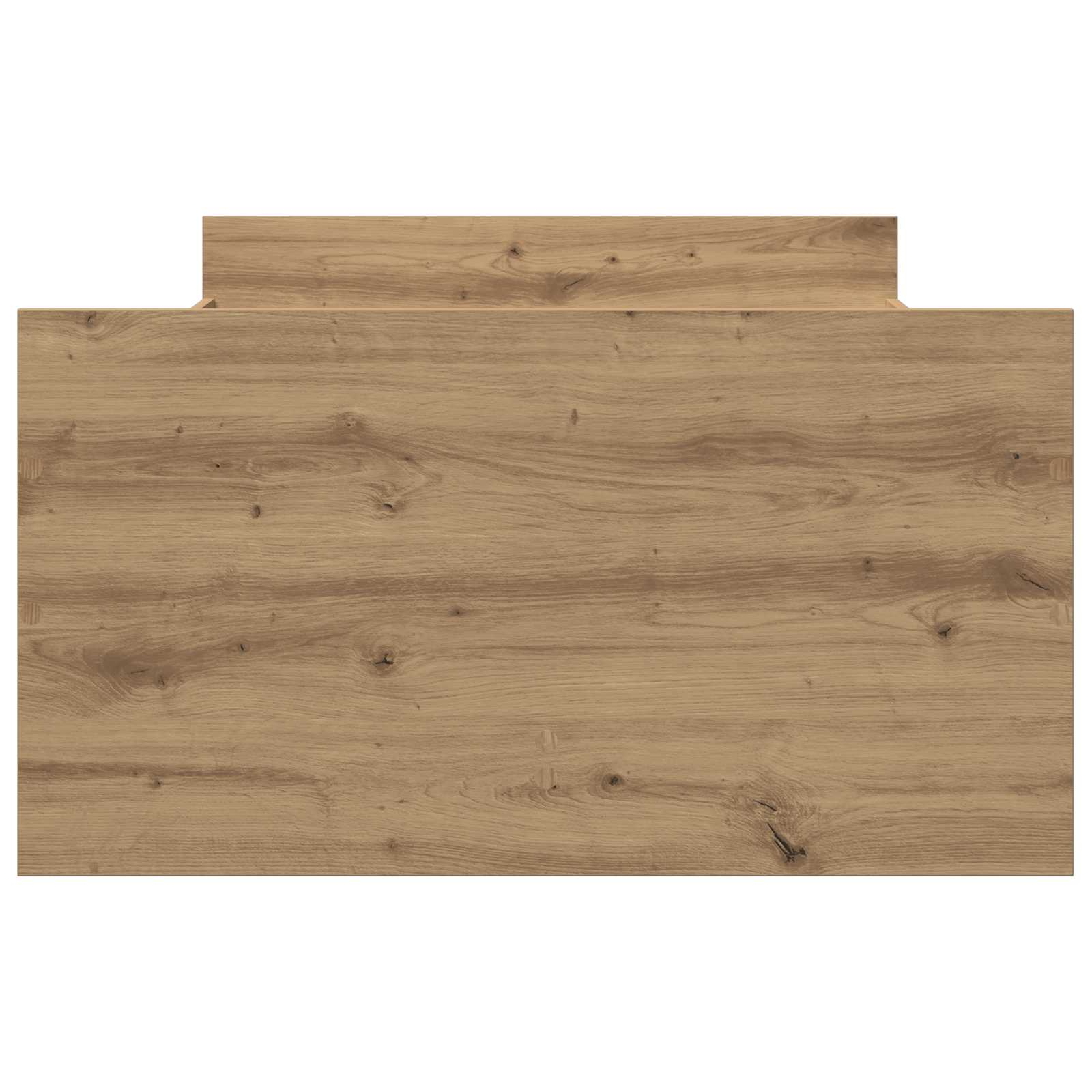 Bedframe Artisanaal eiken 100 x 200 cm Bewerkt hout