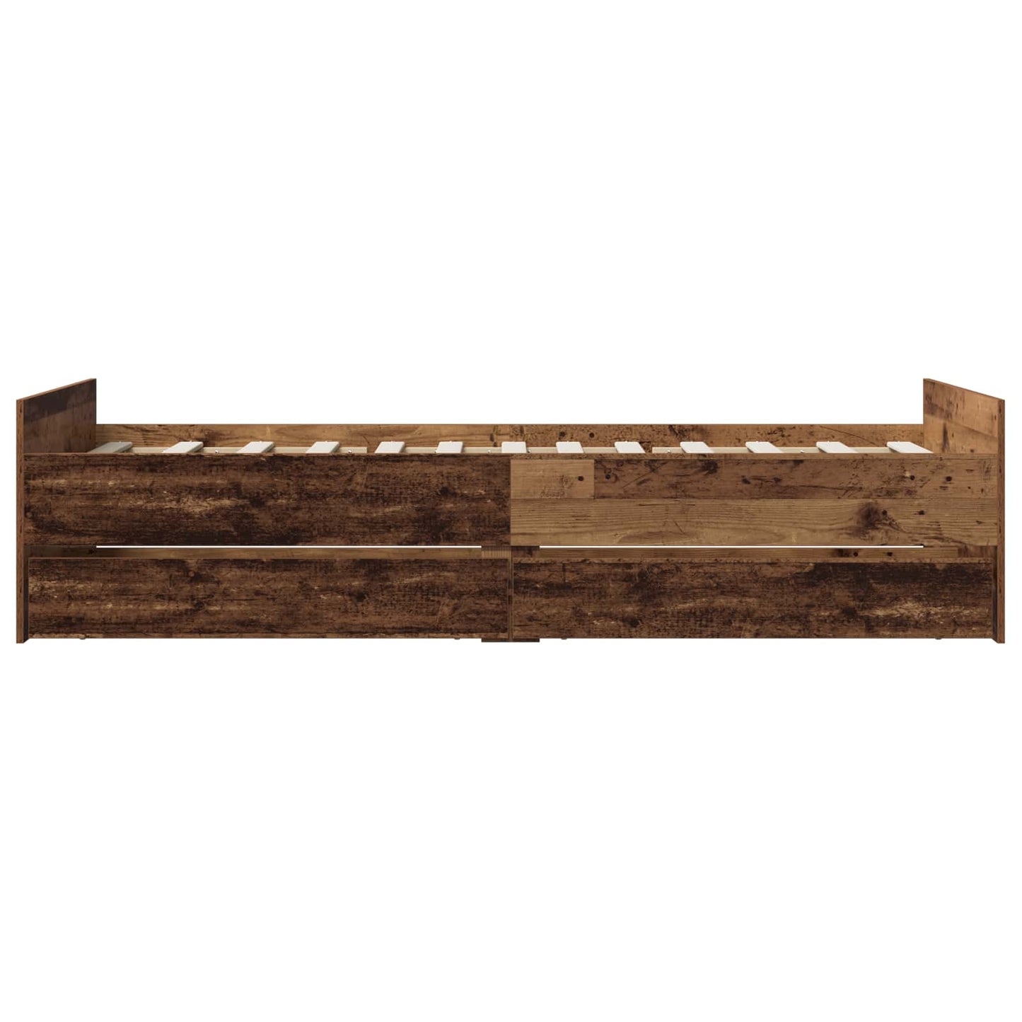 Bedframe Oud hout 90 x 200 cm Bewerkt hout